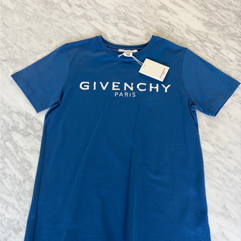 Givenchy Royal Blue Logo Tee